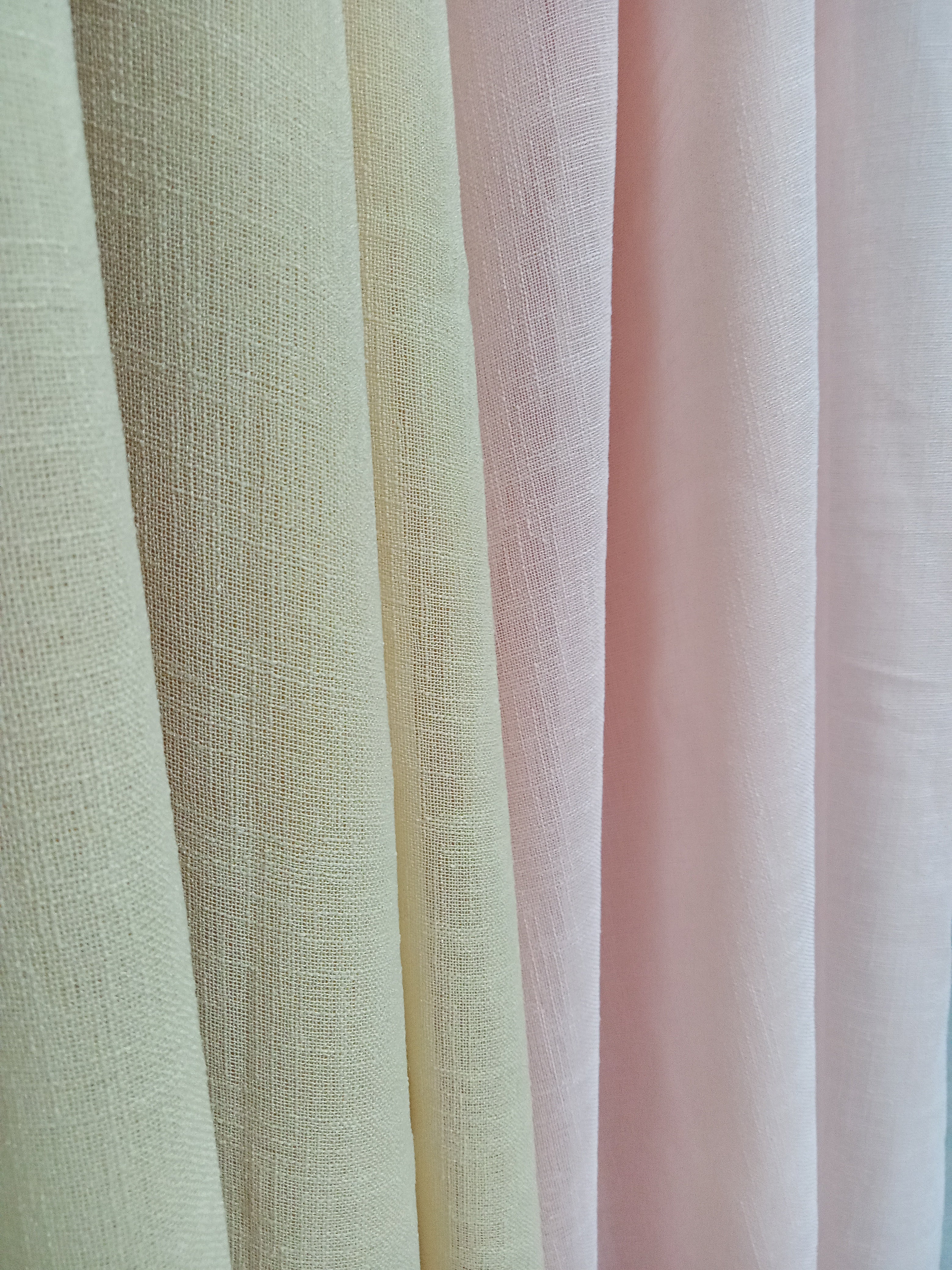 Linen look, poly fabrics