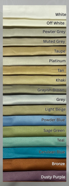 Blackout Room Darkening Curtain Fabric - Beige Family