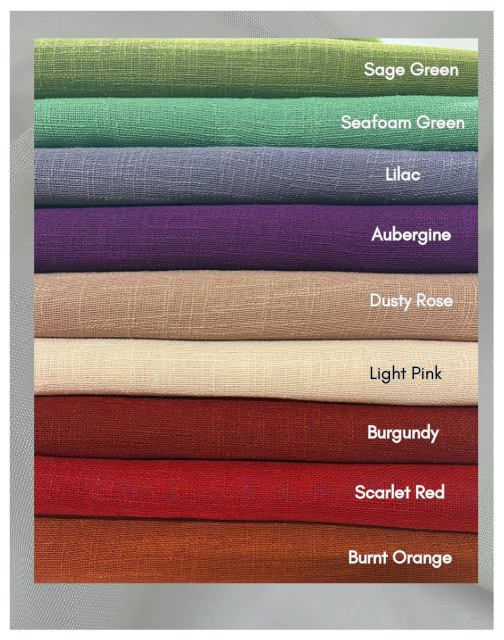 Sheer Linen Curtain Fabric Waterfall Hanger