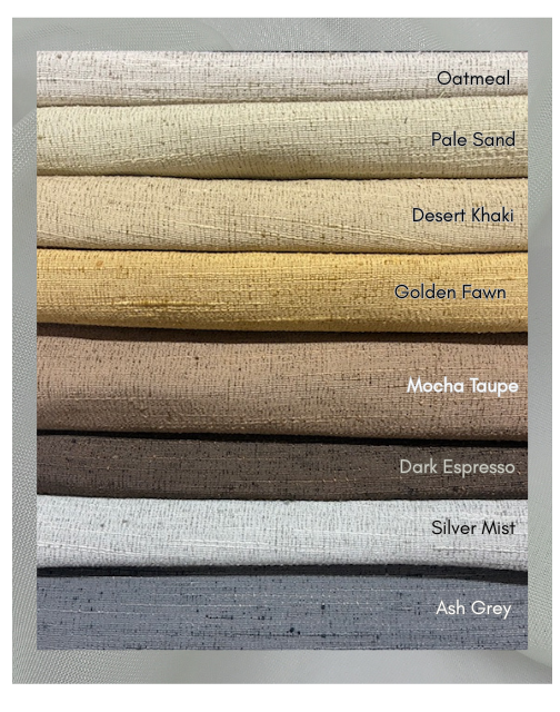 Tusser- Natural Khadi Look Structure Fabric For Curtains Book Catalog