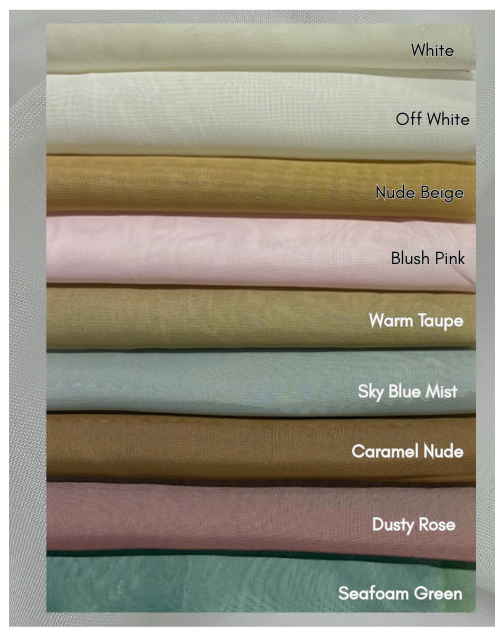 Sheer Voile Curtain Fabric Waterfall Hanger