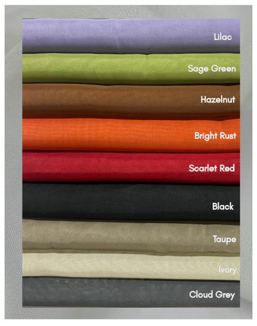 Sheer Voile Curtain Fabric Waterfall Hanger