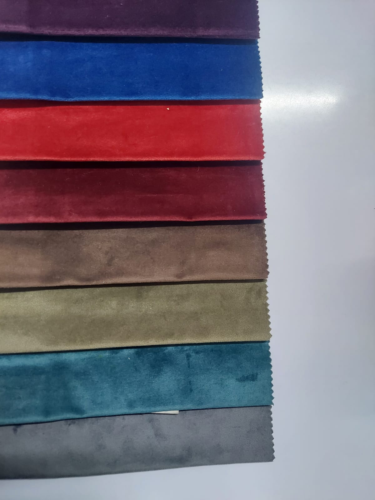 Plush, Soft, Premium Velvet Fabric - Greens