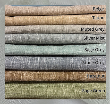 Calico Cotton Poly Blended Curtain Fabric - Beiges & Browns