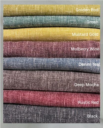 Calico Cotton Poly Blended Curtain Fabric - Beiges & Browns