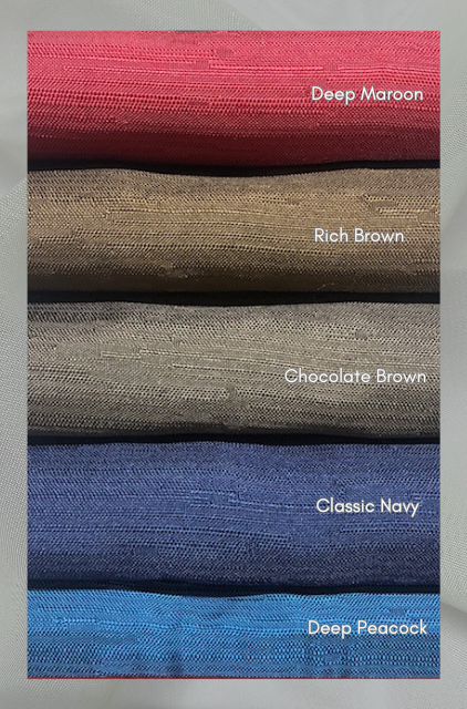 Matka Traditional Indian Weave Structured Fabric - Beiges and browns