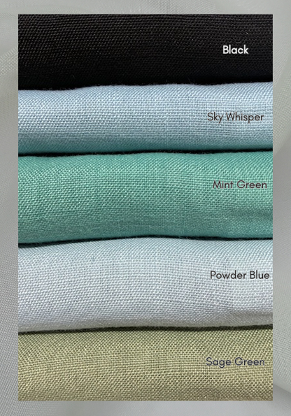 Soft Faux Cotton-Linen - Reds & Pinks