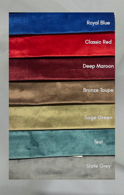 Plush, Soft, Premium Velvet Fabric - Greens