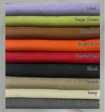 Sheer Voile Curtain Fabric - Blues & Greens