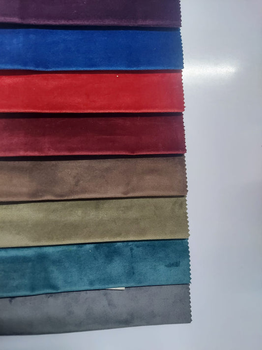 Plush, Soft, Premium Velvet Fabric - Greens